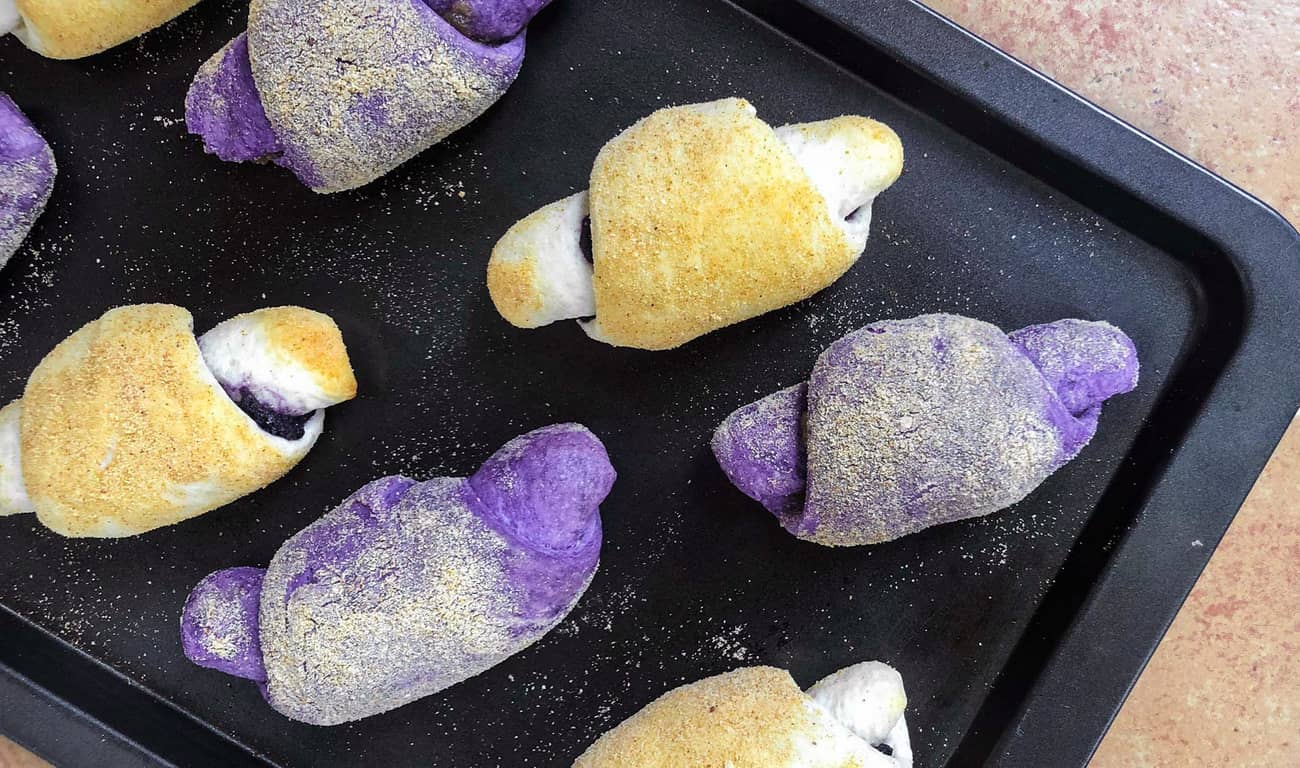Ube Spanish Bread