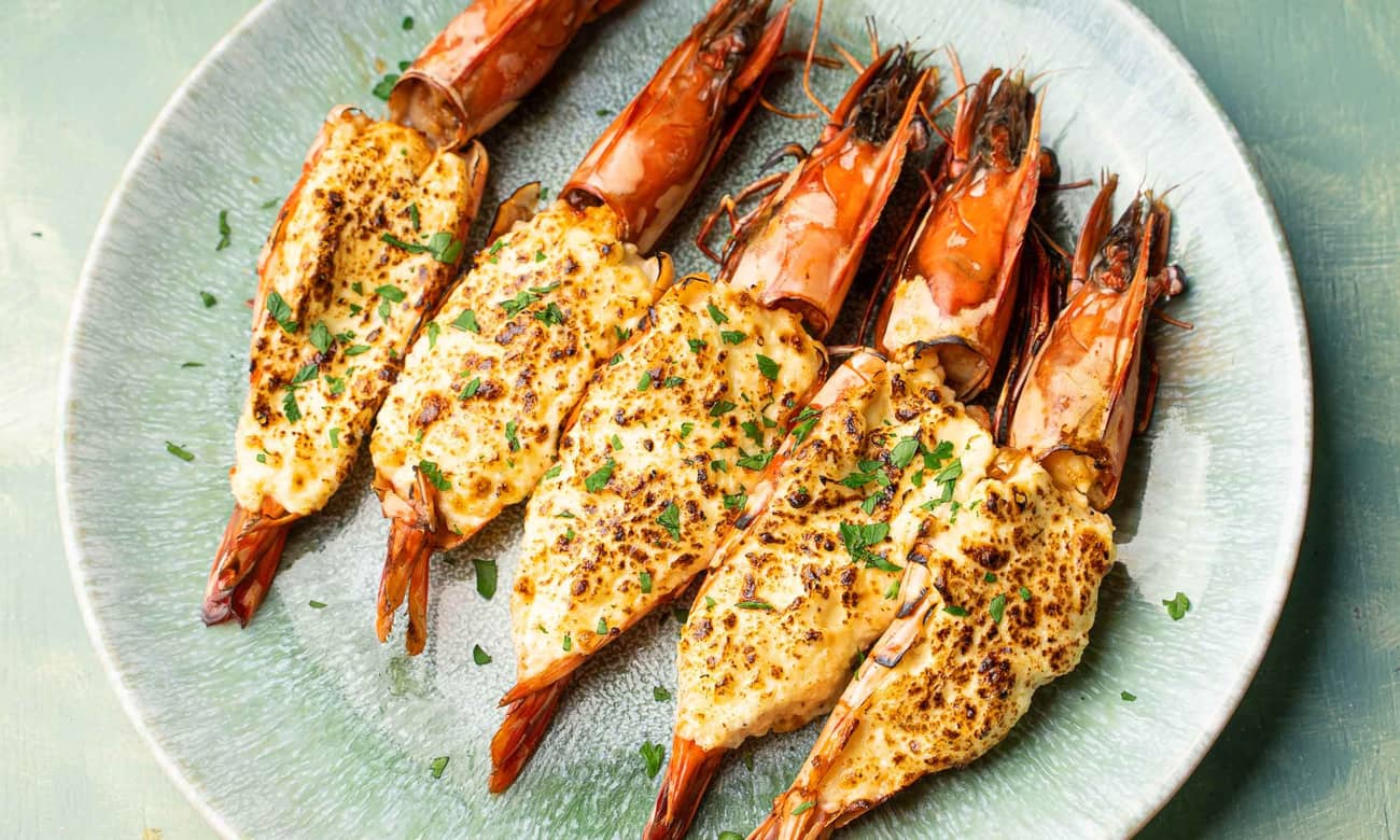 Easy Prawn Thermidor