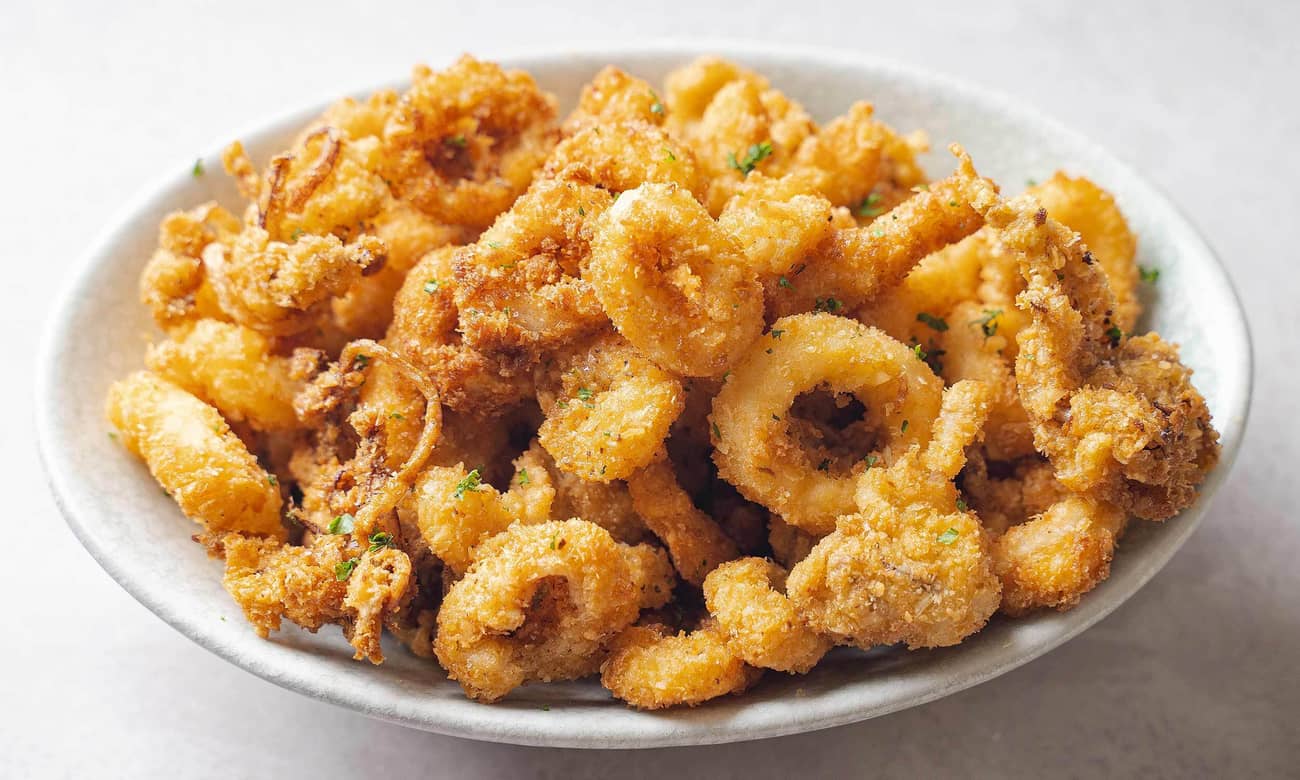 Coconut-Crusted Squid Calamares