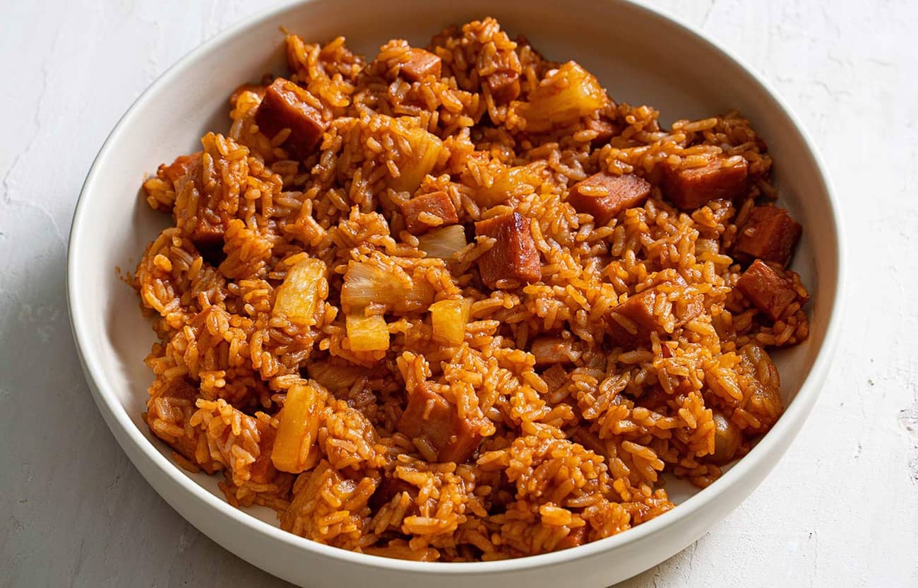 Spam Pineapple Fried Rice