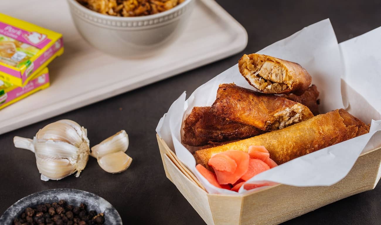 Adobo Rice Lumpia