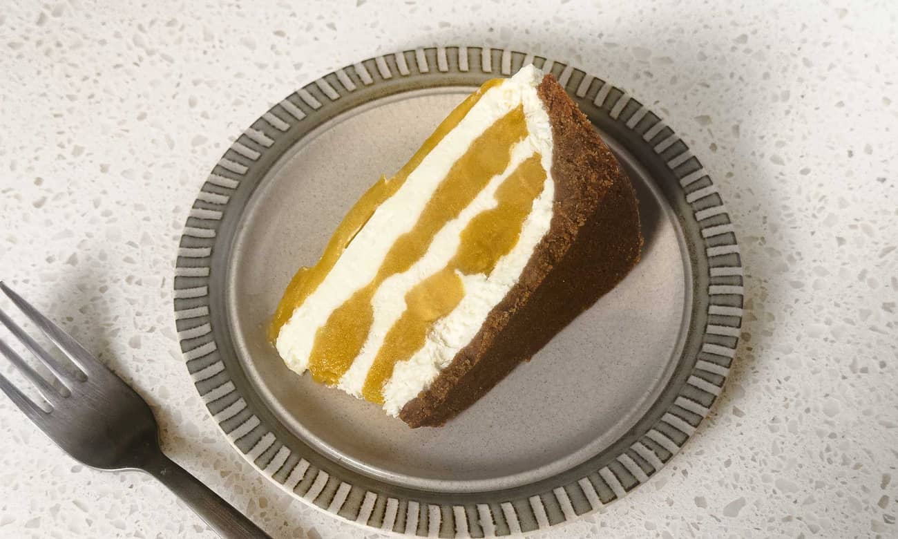 Frozen Peach Mango Pie