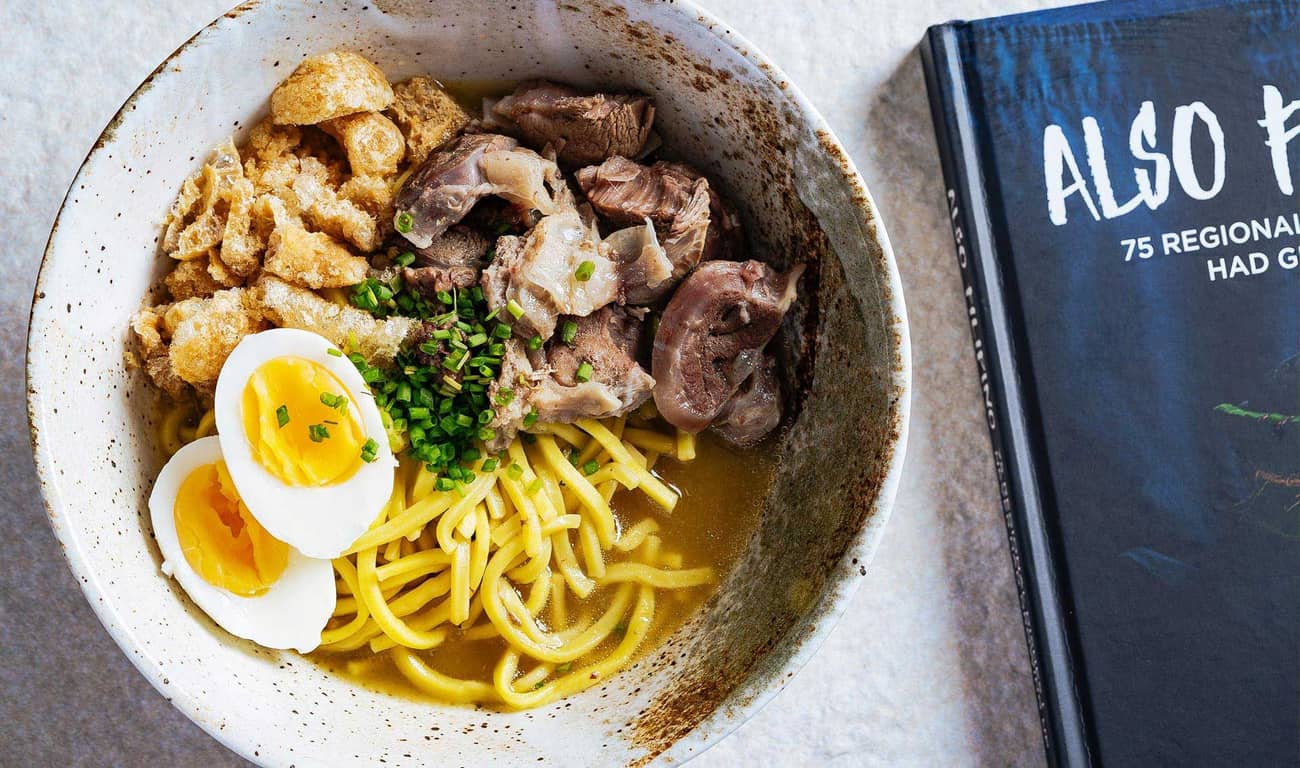 Kinalas (Bicol Noodle Soup with Gravy)