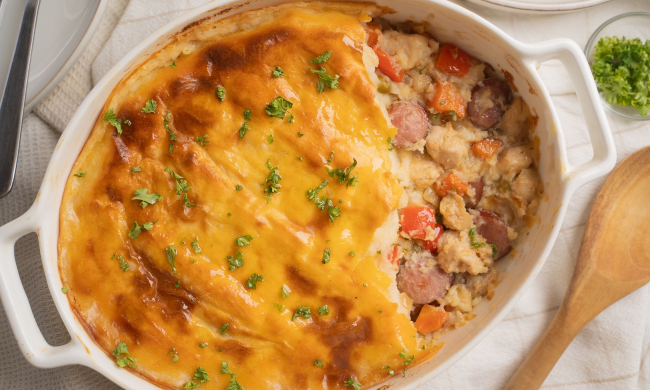 Chicken Pastel Casserole