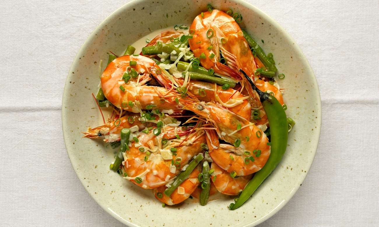 Ginataang Hipon (Shrimp in Coconut Milk)