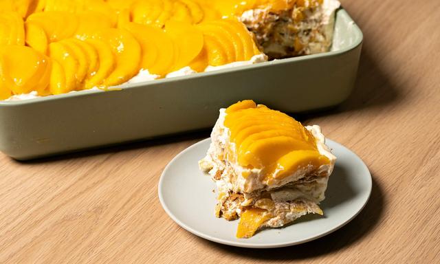 Peach Mango Float Recipe | Pepper.ph